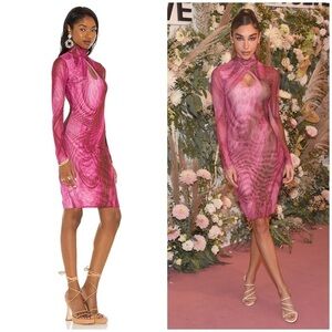 Farai London  X REVOLVE Nayla Dress in Fuchsia Size XS